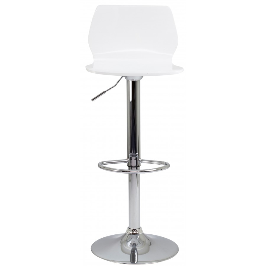 Stork Height Adjustable Wooden Bar Stool